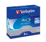 Verbatim - BD-R DL x 5 - 50 GB - storage media