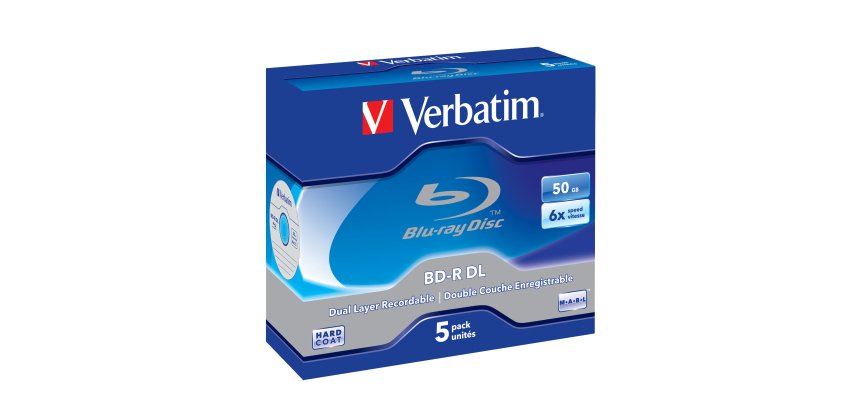 Verbatim - BD-R DL x 5 - 50 GB - storage media