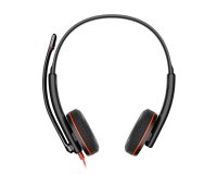 HP Poly Blackwire 3220 Stereo USB-C Headset +USB-C/A Adapter