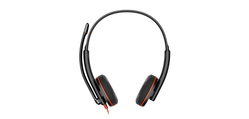 HP Poly Blackwire 3220 Stereo USB-C Headset +USB-C/A Adapter