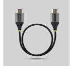 StarTech.com Câble HDMI Haute Vitesse Certifié Premium 50cm (1,6ft), Ultra Flexible, 4K 60Hz/1440p 144Hz avec HDR10/ARC, 18Gbps, Cordon HDMI Tressé Haute Flexibilité