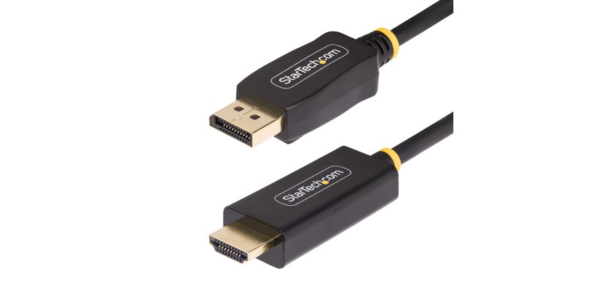 StarTech.com Cable Adaptador DisplayPort a HDMI de 2m - 4K 60Hz con HDR - Cable DP a HDMI 2.0b - Conversor Activo de Vídeo - Convertidor DisplayPort a HDMI