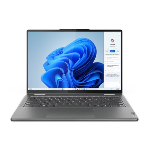 Lenovo Yoga 7 2-in-1 14IML9 Intel Core Ultra 5 125U Híbrido (2-en-1) 35,6 cm (14") Pantalla táctil WUXGA 16 GB LPDDR5x-SDRAM 512 GB SSD Wi-Fi 6E (802.11ax) Windows 11 Home Español Gris