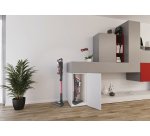 Hoover HF522STH 011 Aspirapolvere elettrica Batteria Secco Micro Senza sacchetto 0,45 L 290 W Grigio, Titanio