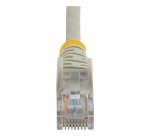 StarTech.com Câble réseau Cat5e UTP sans crochet de 1m - Cordon Ethernet RJ45 anti-accroc - M/M - Gris