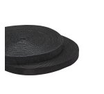 StarTech.com 7,6m Bulk Rol Klittenband - Op Maat te Knippen Herbruikbare Kabelbinders - Industriële Klitband Tape - Zelfklevende Klittenband Tyrap Strips - Zwart