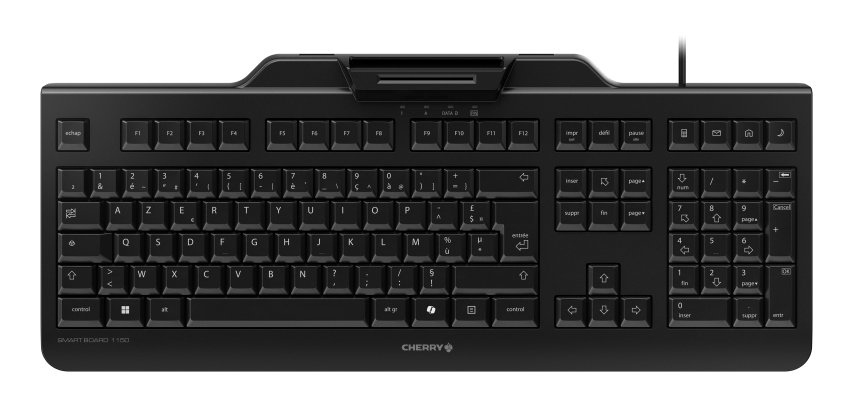 CHERRY Smart Board 1150 clavier Bureau USB AZERTY Français Noir