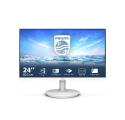 Philips V Line 241V8AW/00 pantalla para PC 60,5 cm (23.8") 1920 x 1080 Pixeles Full HD LCD Blanco