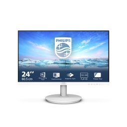 Philips V Line 241V8AW/00 LED display 60,5 cm (23.8") 1920 x 1080 Pixels Full HD LCD Wit