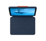 Logitech Rugged Combo 4 AZERTY Français Smart Connector Bleu