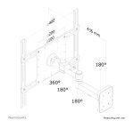 Neomounts FPMA-W960 Support d'écran mural 23-52" - orientable