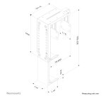 Neomounts CPU-D100BLACK Support pour ordinateur - max 30 kg - universel