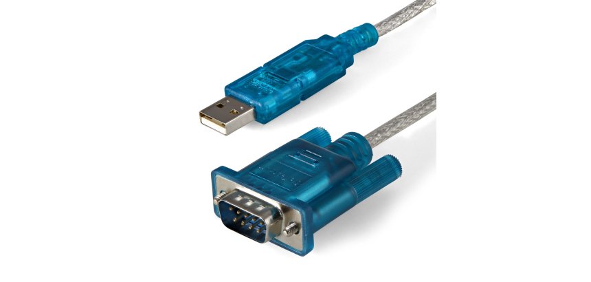 StarTech.com 3ft (91cm) 1-Port USB to RS232 DB9 Serial Adapter Cable, USB to Serial Adapter Cable - M/M