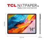 TCL NXTPAPER 14 Mediatek 256 GB 36,3 cm (14.3") 8 GB Wi-Fi 5 (802.11ac) Android 14 Grigio