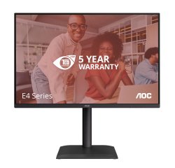 AOC E4 X24E4U computer monitor 61 cm (24") 1920 x 1200 pixels Full HD LED Black