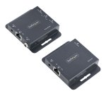 StarTech.com Extendeur HDMI 4K sur Câble Ethernet CAT6/CAT5, Extendeur Vidéo 4K 30Hz ou 1080p 60Hz, Câble HDMI sur Ethernet, Kit Émetteur et Récepteur HDMI, Télécommande IR
