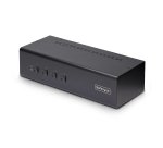 StarTech.com Switch KVM 4 Ports DisplayPort pour Deux Moniteurs, KVM 4K 60Hz, 2 Ports USB 5Gbps, 2 Ports USB 2.0 HID, Commutateur KVM avec Commutation par Touches et Boutons, Conforme TAA - Audio 3,5 mm, HDCP
