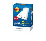 Powerline 1240 AX WLAN Set 1200 Mbit/s Collegamento ethernet LAN Wi-Fi Bianco 2 pz