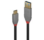 Lindy Câble USB 3.2 Type A vers C de 1.5m, 10Gbit/s, gamme Anthra