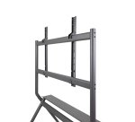 TooQ iSTAND Soporte de Suelo con Ruedas para Pantallas 50"- 86", Gris