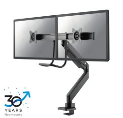 Neomounts NM-D775DXBLACK Support d'écran à fixer 10-32" - ressort à gaz - Topfix - arrêt 180°