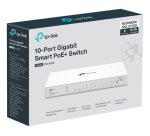 TP-Link FESTA FS310GP commutateur réseau Géré L2/L2+ Gigabit Ethernet (10/100/1000) Connexion Ethernet, supportant l'alimentation via ce port (PoE) 1U Blanc