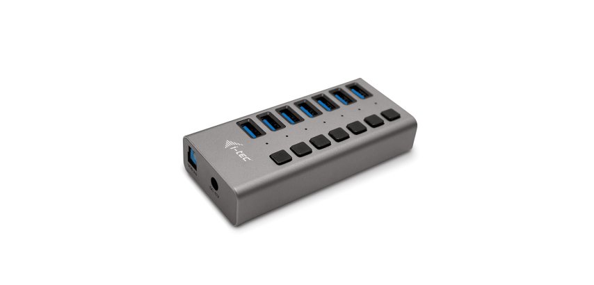 i-tec USB 3.0 Charging HUB 7port + Power Adapter 36 W