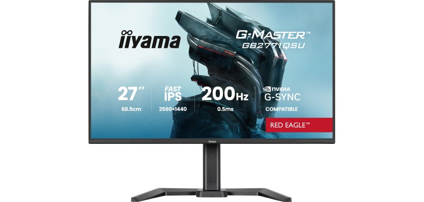 iiyama G-MASTER GB2771QSU-B1 écran plat de PC 68,6 cm (27") 2560 x 1440 pixels Wide Quad HD Noir