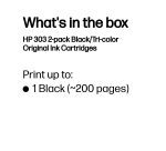 HP 303 2-pack Black/Tri-color Original Ink Cartridges