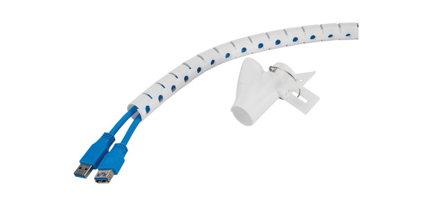 Neomounts ADS06-141WH Gaine de câble - pour 1-4 câbles - universelle