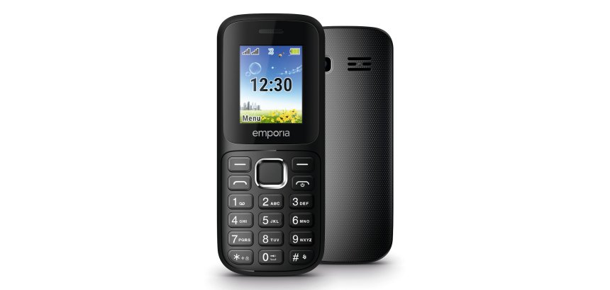 Emporia emporia313 4,5 cm (1.77") 64,6 g Nero Telefono per anziani