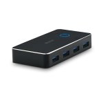 Lindy Switch de partage USB 3.0, 2 vers 4