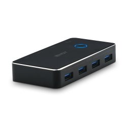 Lindy Switch de partage USB 3.0, 2 vers 4
