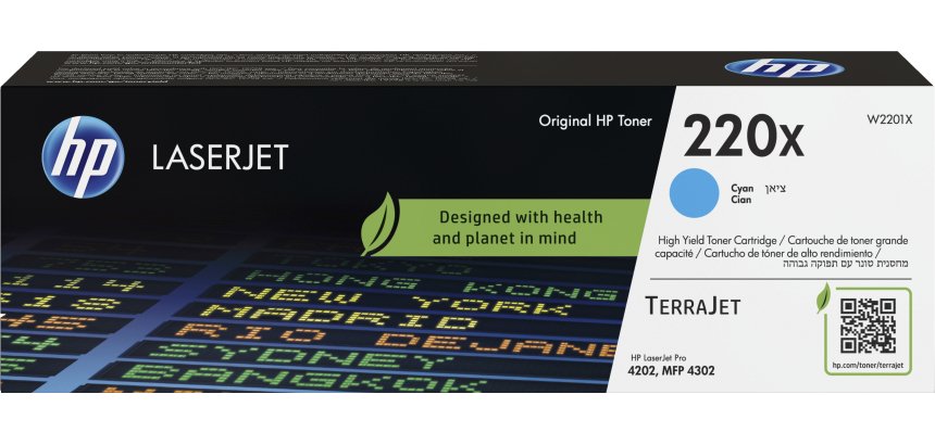 HP Cartuccia toner originale ciano LaserJet 220X
