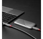 Lindy Câble USB4 Type C de 0.8m, 40Gbit/s, 240W PD, gamme Anthra