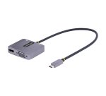 StarTech.com Adaptateur USB C vers HDMI VGA avec Sortie Audio 3,5 - Adaptateur Multiport USB C - Adaptateur USB Type-C, 4K 60Hz HDR, 100W PD 3.0 - Adaptateur Vidéo Compatible TB3/4 - Adaptateur de Voyage