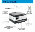 HP OfficeJet Pro 8124e Sans fil All-in-One Couleur Imprimante, Instant Ink; Impression recto-verso