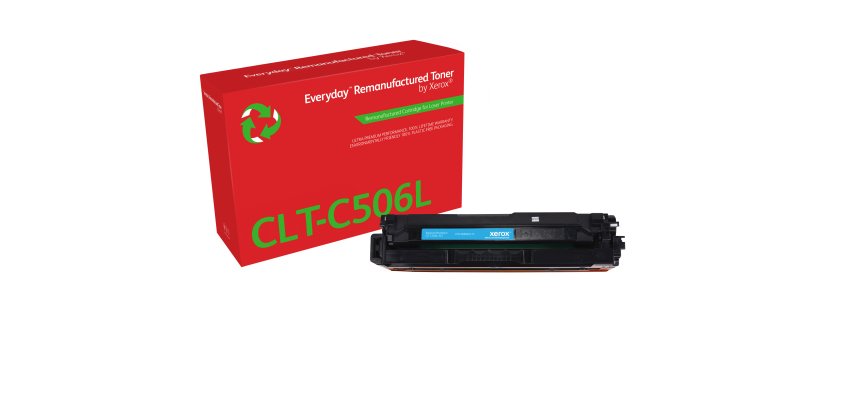Toner remanufacturé Cyan Everyday™ de Xerox compatible avec Samsung CLT-C506L, Grande capacité