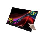 Verbatim 49593 pantalla para PC 43,9 cm (17.3") 1920 x 1080 Pixeles Full HD LCD Pantalla táctil Negro