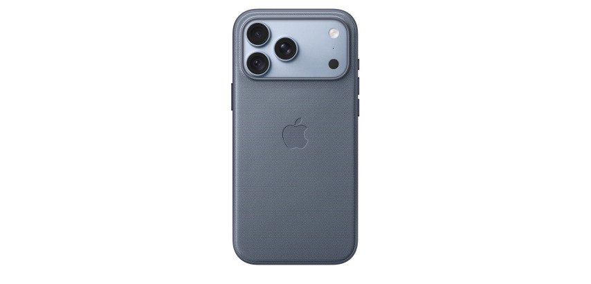 Apple Coque en tissage technique avec MagSafe pour iPhone 18 Pro Max - Bleu chambray