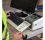 Brother TD-4550DNWB impresora de etiquetas Térmica directa 300 x 300 DPI 152 mm/s Inalámbrico y alámbrico Ethernet Wifi Bluetooth