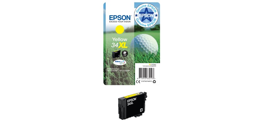 Epson Golf ball 34XL DURABrite Ultra Single Yellow Ink