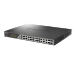 D-Link DSS-200G-28MPP commutateur réseau Géré L2 Gigabit Ethernet (10/100/1000) Connexion Ethernet, supportant l'alimentation via ce port (PoE) 1U Gris
