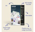 Epson Papier professionnel A4 Jet d’Encre 80 g/m2, 500 feuilles