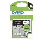 DYMO D1 High-Performance Permanent Polyester Labels | 12 mm x 5.5m Roll | Black Print on White | Self-Adhesive Labels for LabelManager Label Printers | Authentic