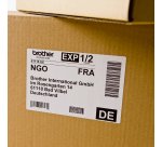 Brother DK-11247 label-making tape Black on white