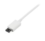 StarTech.com Câble Micro USB 2 m - A vers Micro B - Blanc