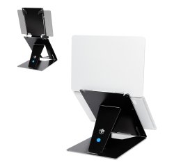 R-Go Tools Soporte para tablet y portátil R-Go Riser Duo, apto para pantallas de 10-22 pulgadas, negro
