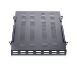 StarTech.com Étagère Réglable et Ventilée pour Montage en Rack de Serveur 1U - 150kg - Profondeur de Montage Réglable de 49,5 à 97,4cm Plateau Universel pour Rack d'Équipement AV/Réseau 19" - Profondeur 69,8cm