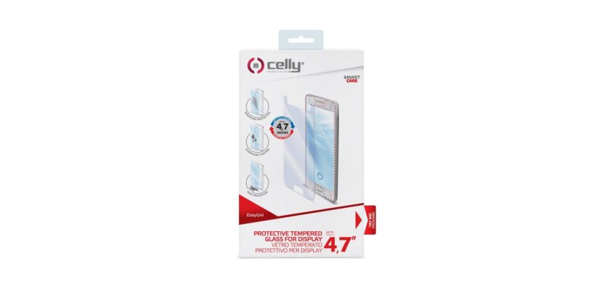 Celly EASYUNI47 protezione per lo schermo e il retro dei telefoni cellulari Pellicola proteggischermo trasparente Universale 1 pz